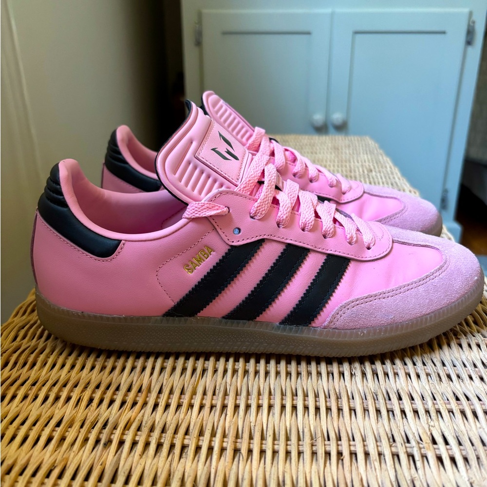 Adidas Samba Pink and Black Sneakers